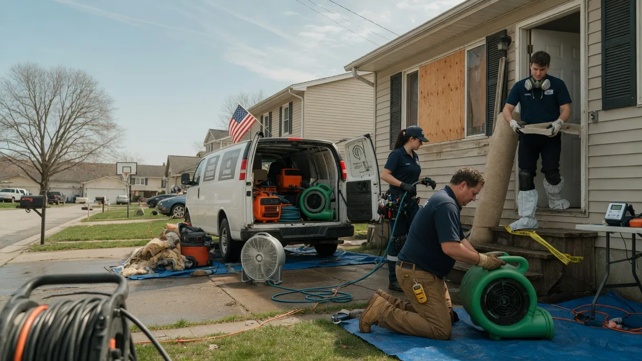 Water Damage Restoration in Nappanee, IN near me